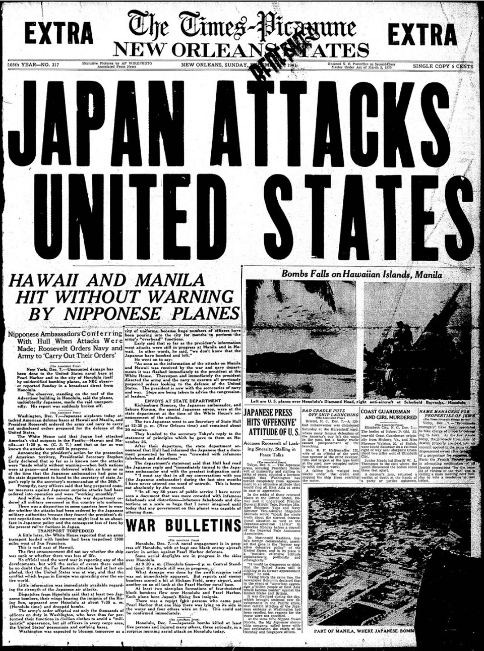 Japan Attacks United States