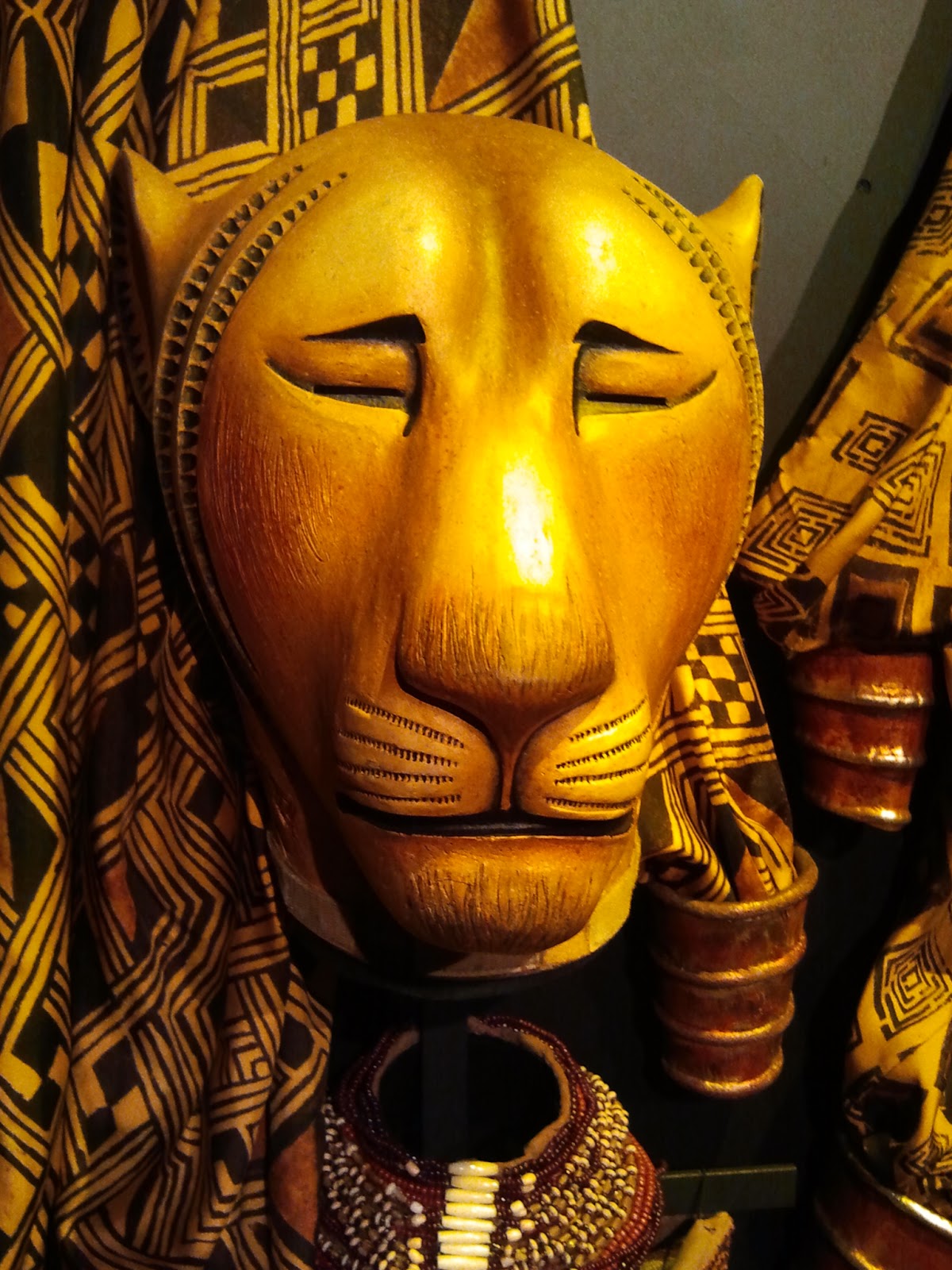 The Lioness' mask in the Broadway production of The Lion King. Masks 