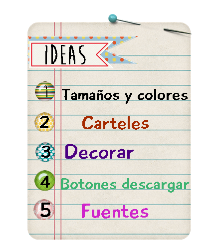 1. Utilizar distintos tamaños y colores a la hora de redactar el blog