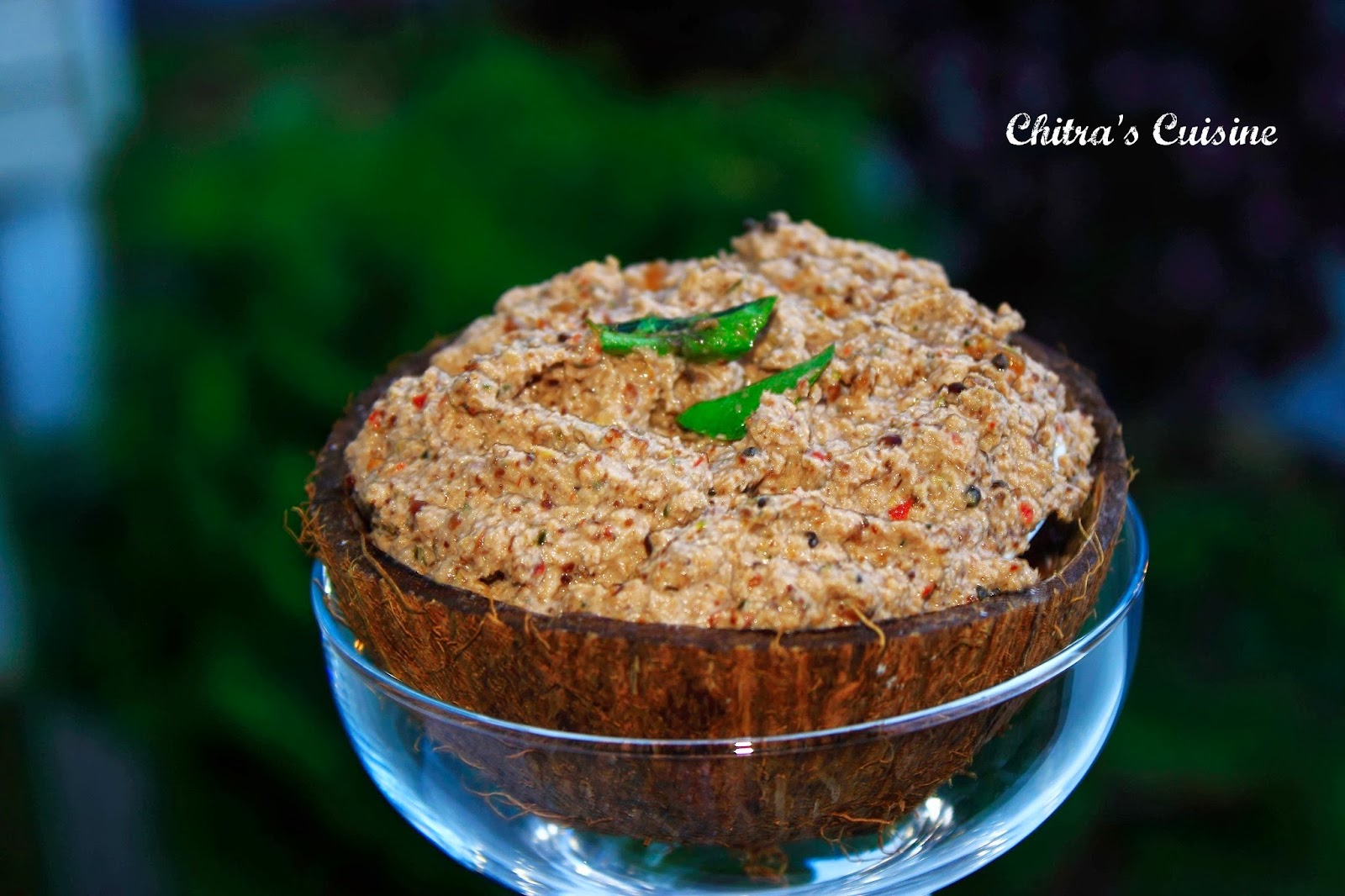 Chitra's Cuisine Coconut Walnut Chutney