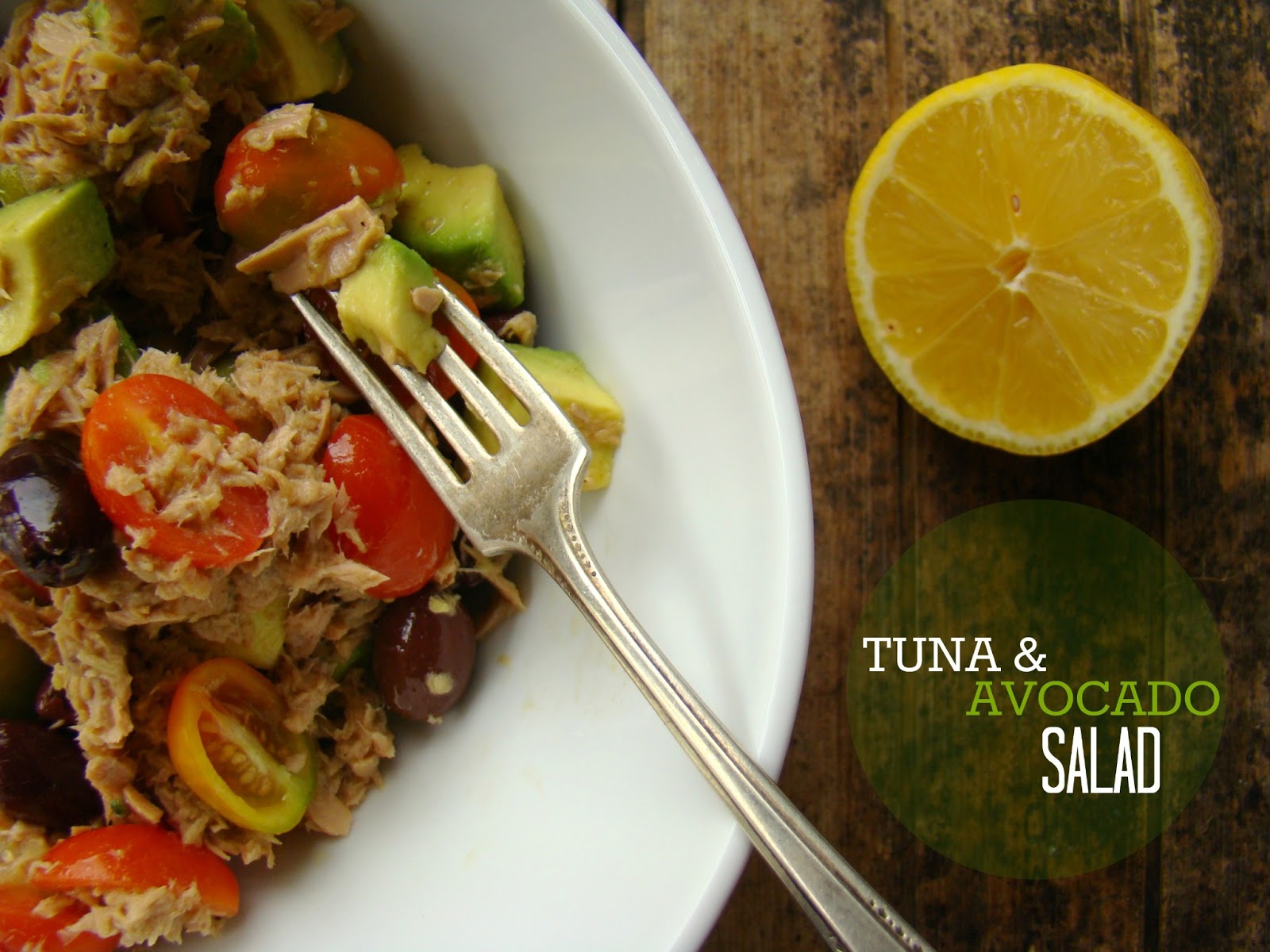 Tuna & avocado salad