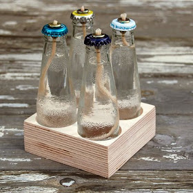 Jardin Decora: Una antorcha de jardín para una mesa