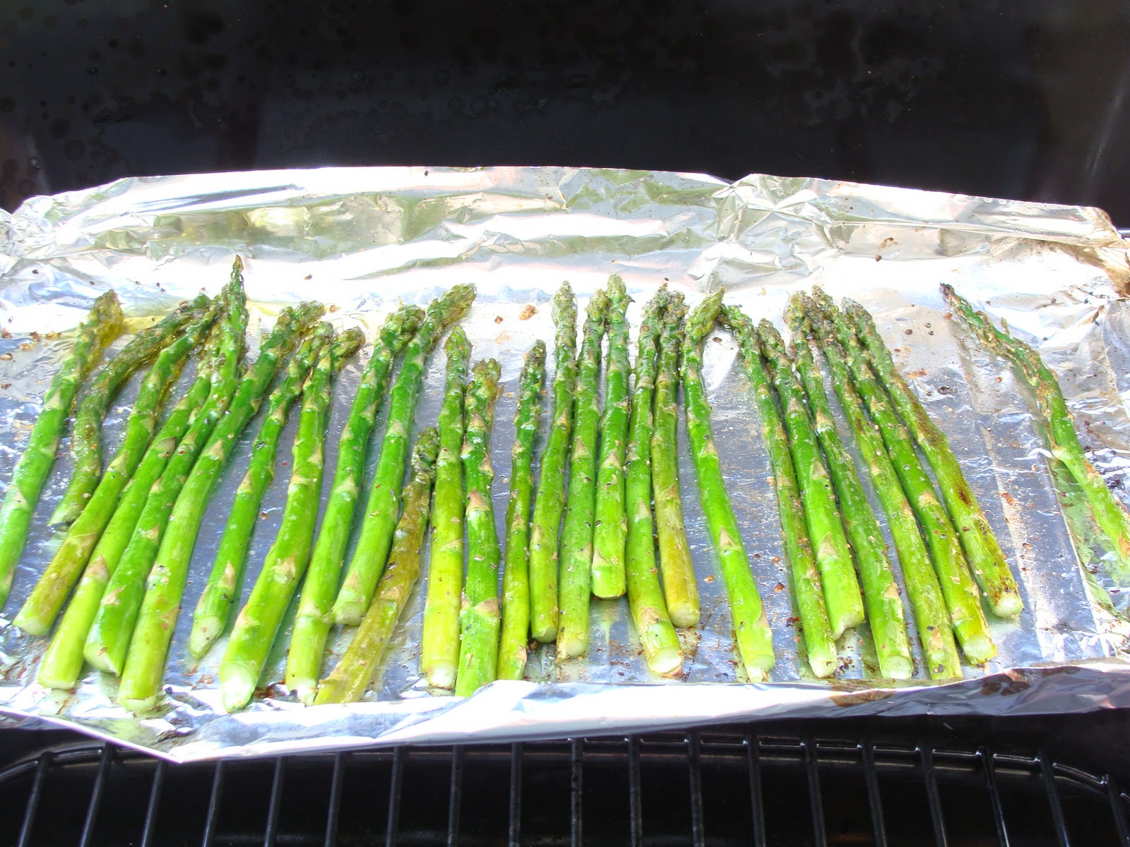 Just Cooking Grilled Asparagus