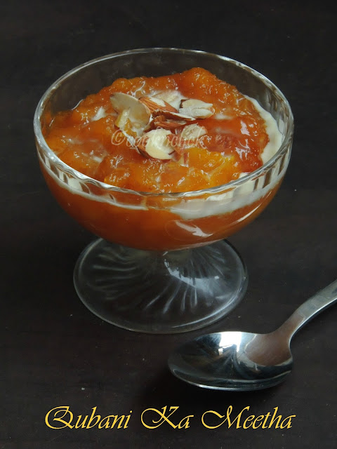 Qubani ka meetha, Hyderabadi Stewed Apricot Dessert