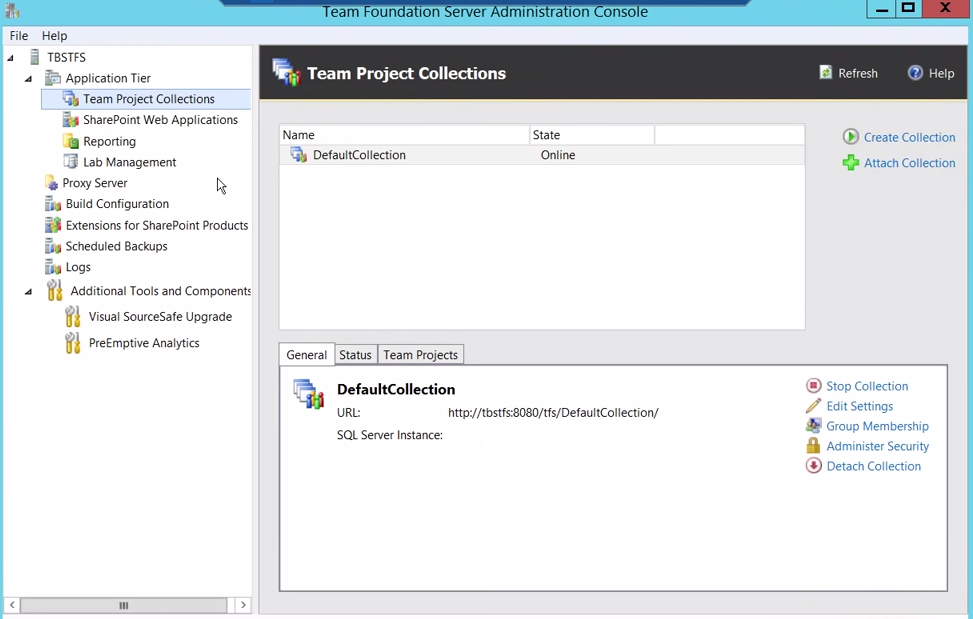 Team Foundation Server Team Foundation Server Kurulum