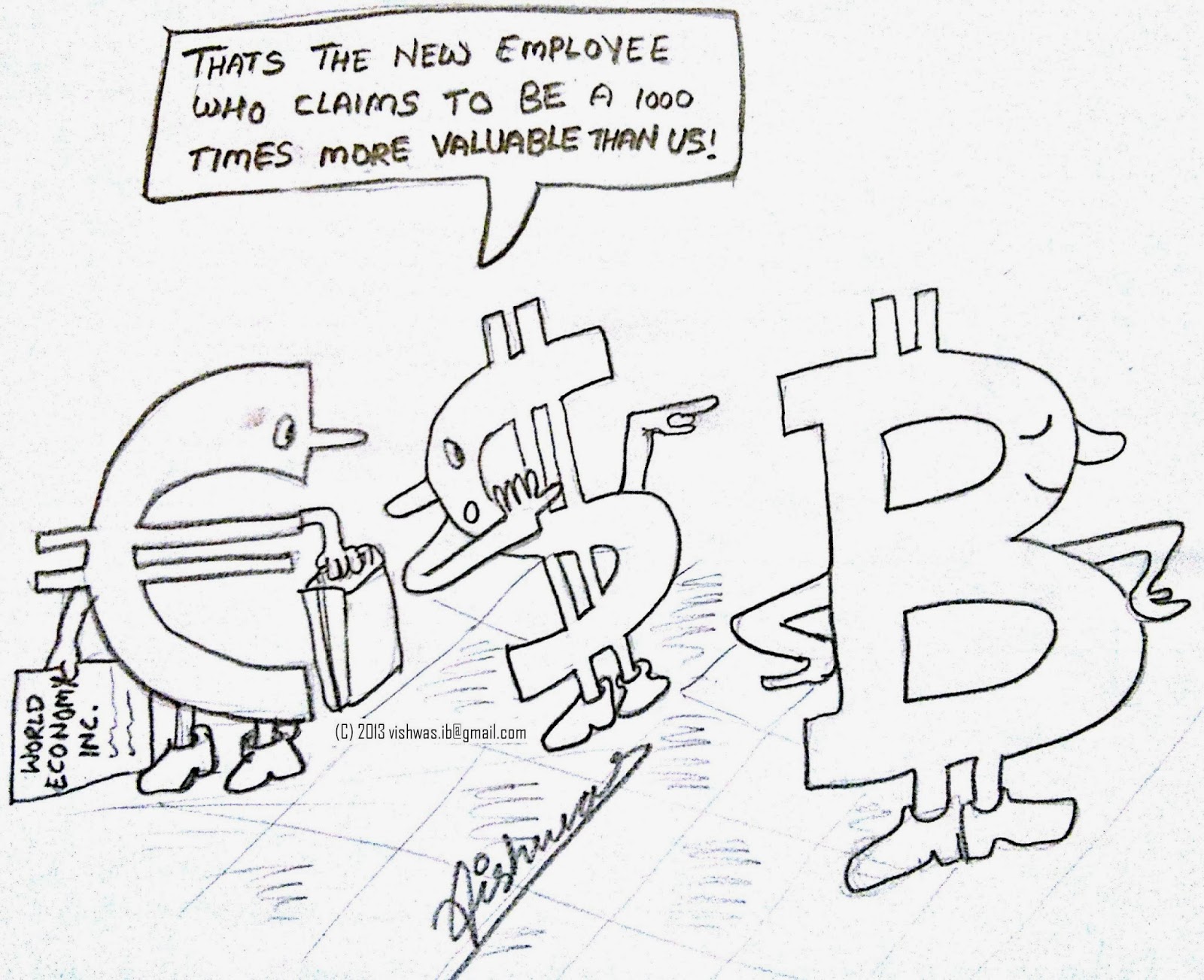 Some cartoons: Bitcoin phenomenon