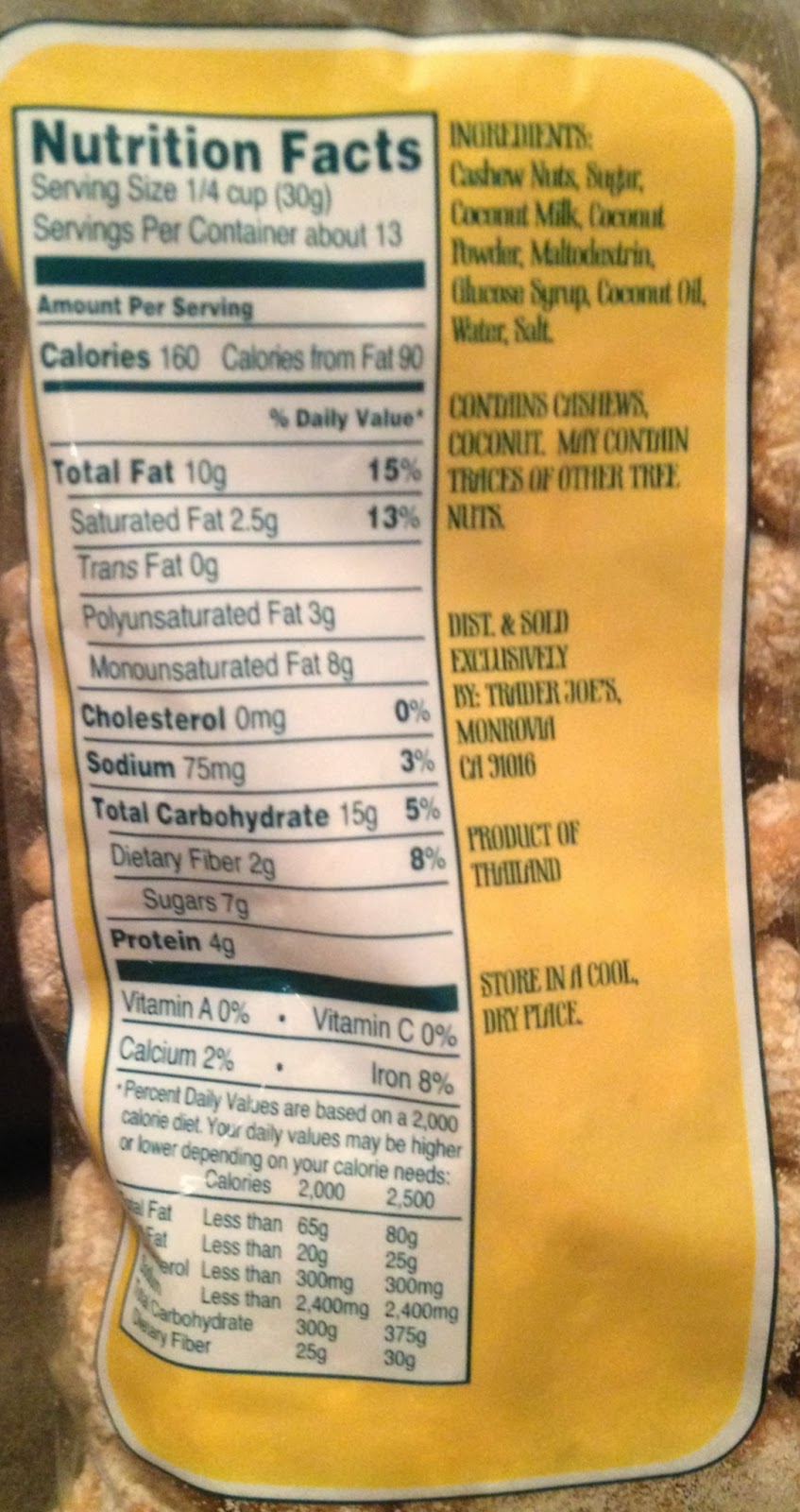 What's Good at Trader Joe's? Trader Joe's Coconut Cashews