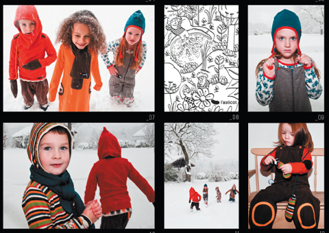 L’asticot’s new autumn/winter collection 2011/12 is, as usual, inspired by the life style of children and toddlers.