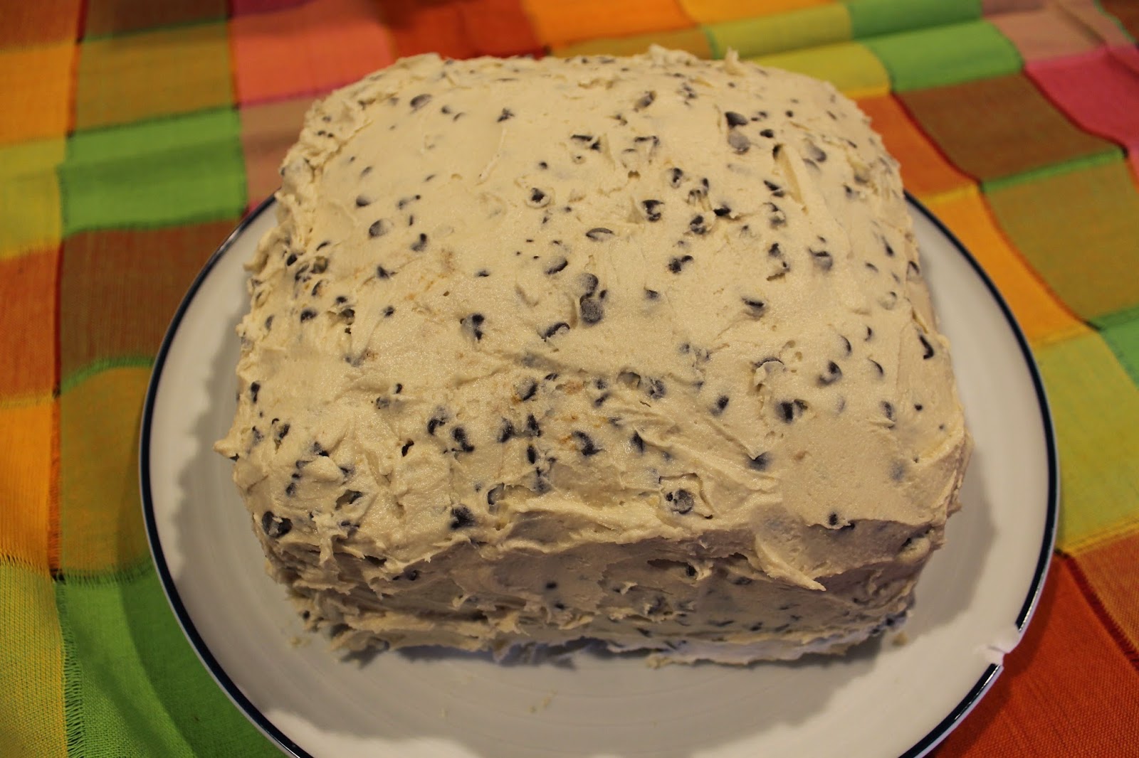 Stay At Home Baker Chocolate Chip Cookie Dough Cake