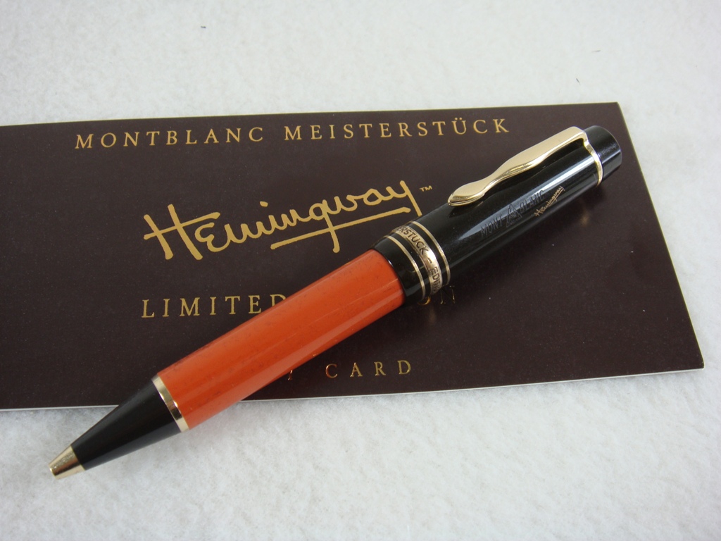 montblanc hemingway ballpoint