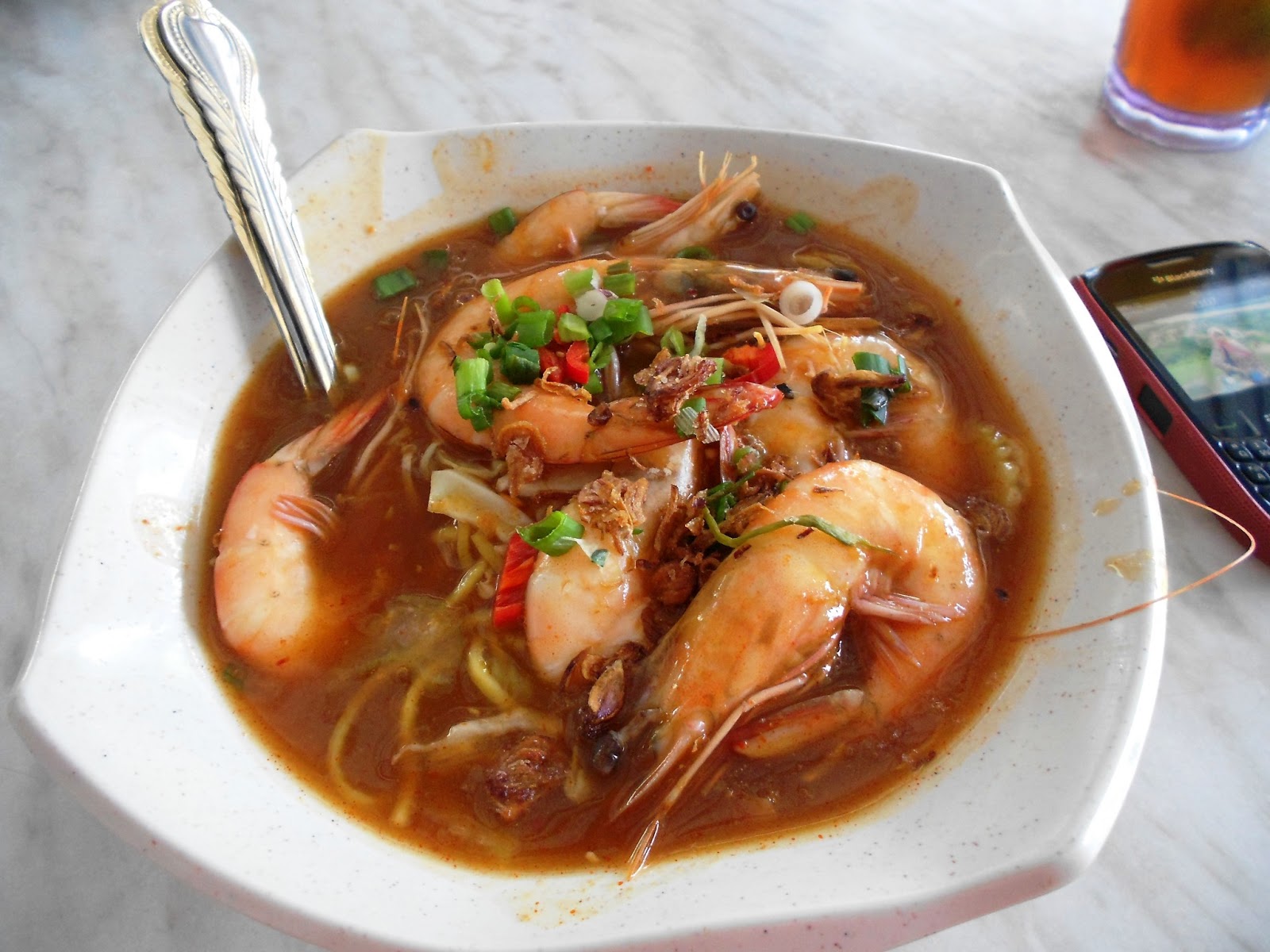 SH ~~ Share Happyyness Mee Udang Mak Jah, Kuala Sepetang..
