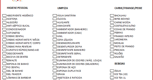 a casa da lidi lista de compras de supermercado para imprimir lista de supermercado