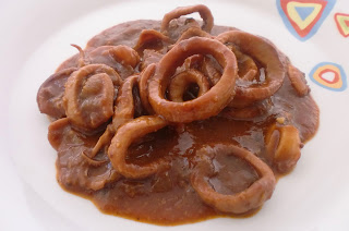 345º Receta: Calamares En Salsa Americana
