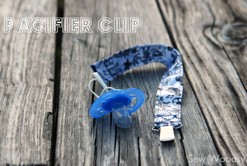Pacifier Clip Sew Woodsy