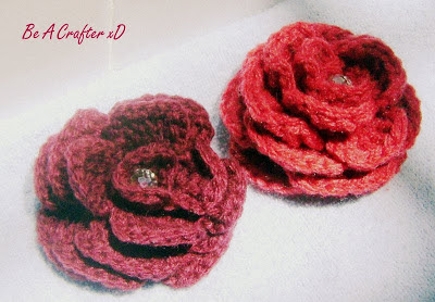 crochet big rose