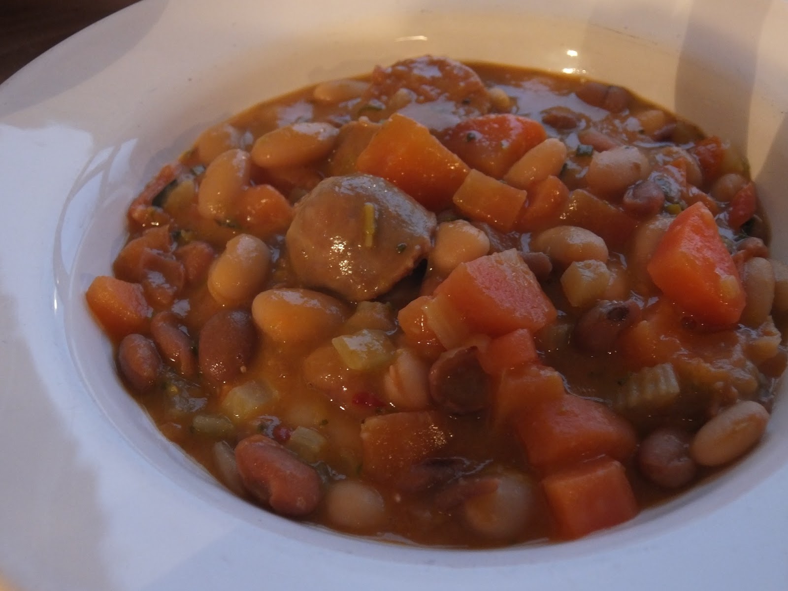 Hannah's Kitchen Italian Sausage and Bean Casserole