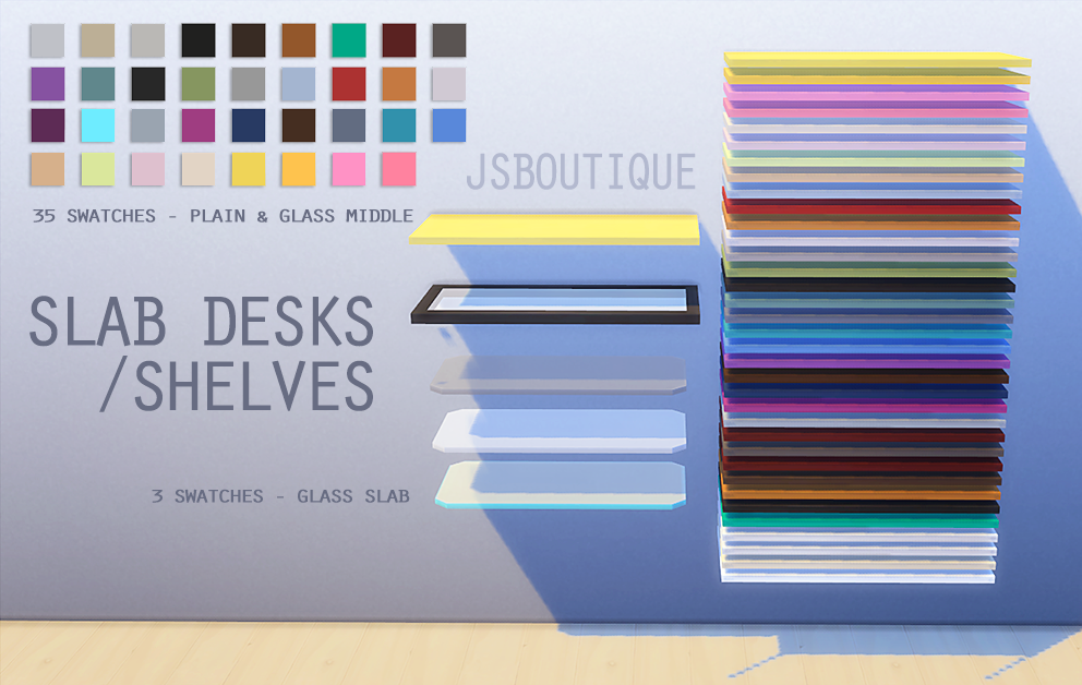 sims 4 hanging wall desk cc