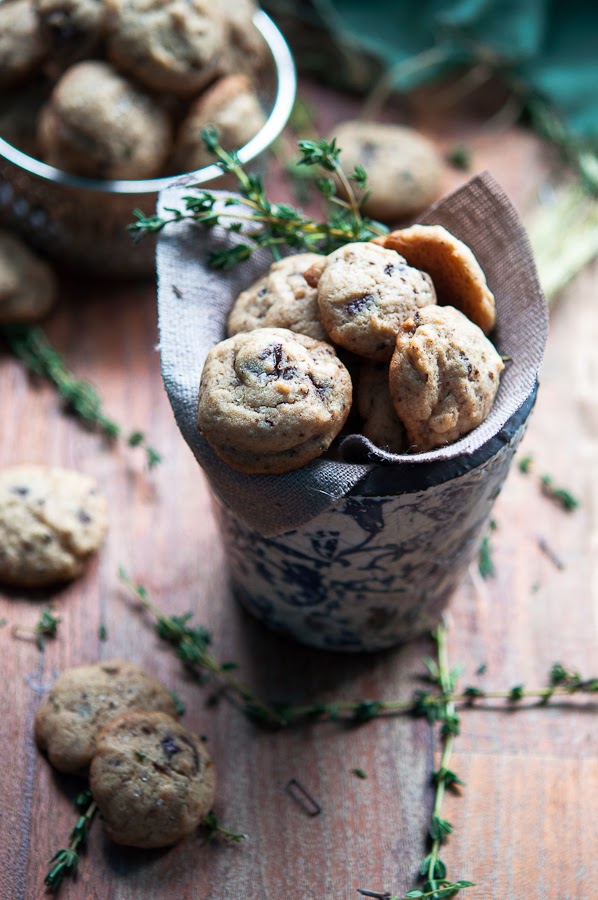 Dreams in HD Recipe Thyme and Fleur de Sel Chocolate Chip Cookies