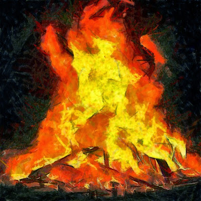 Els focs de Sant Joan la nit perfumen (Cristina Cray)