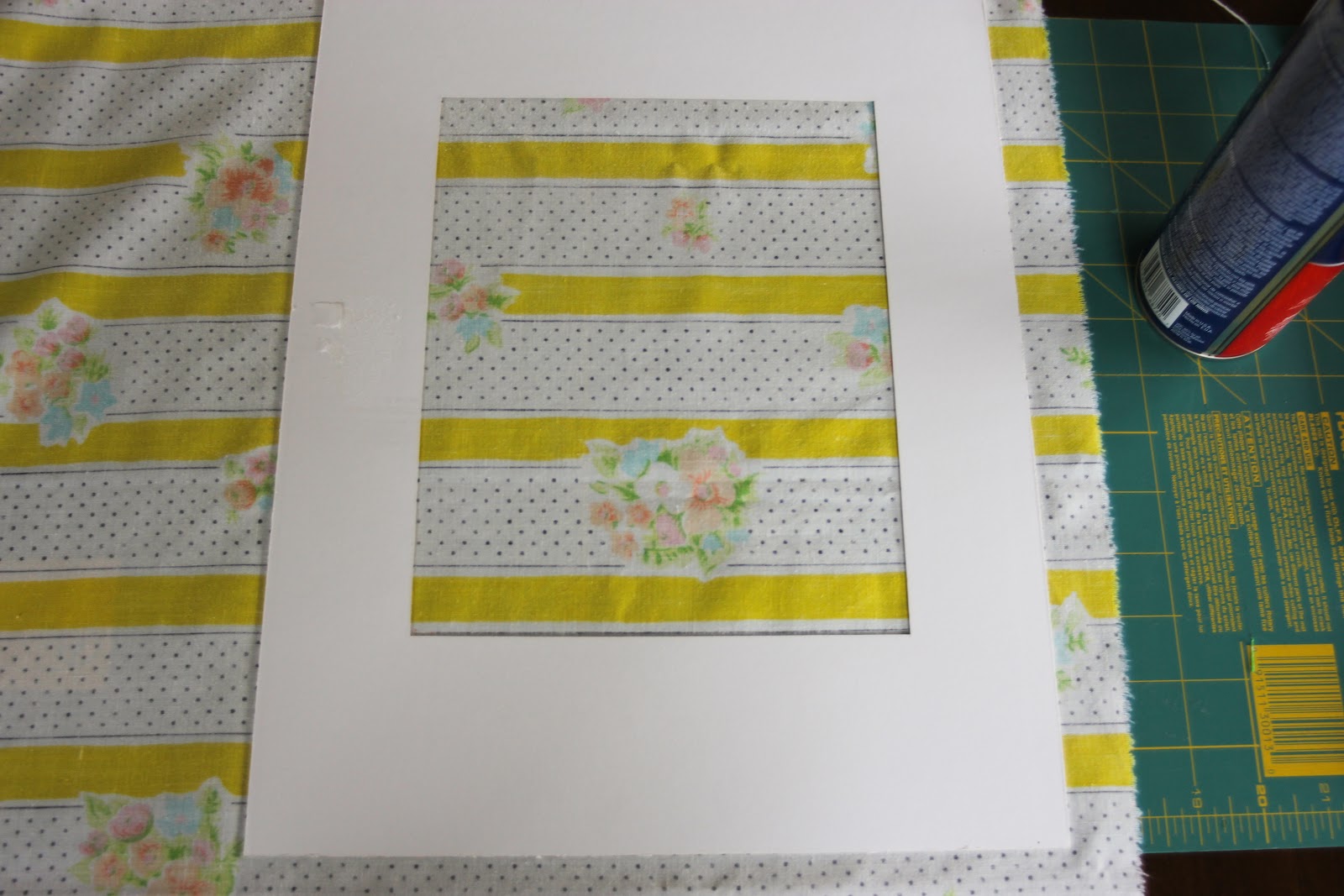 a bit of sunshine make something monday fabric covered photo mats
