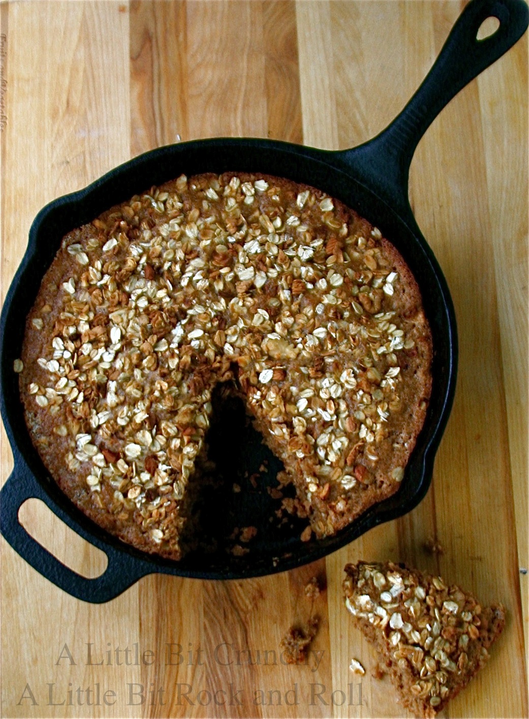 A Little Bit Crunchy A Little Bit Rock and Roll Cast Iron Skillet