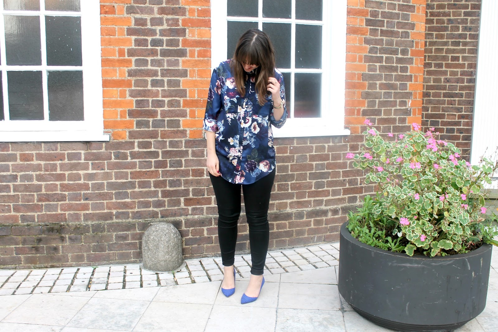 OOTD Cream faux fur coat The story of a girl who lives above her means