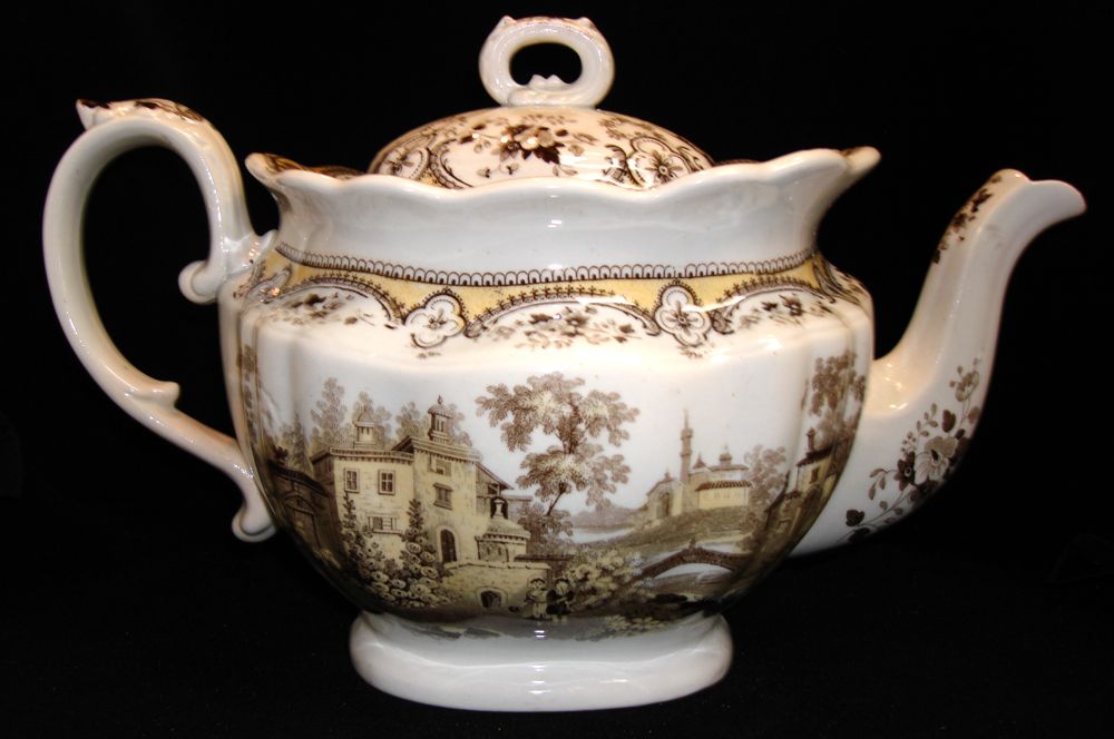 Dishy News A Transferware Blog TRANSFERWARE TEAPOTS
