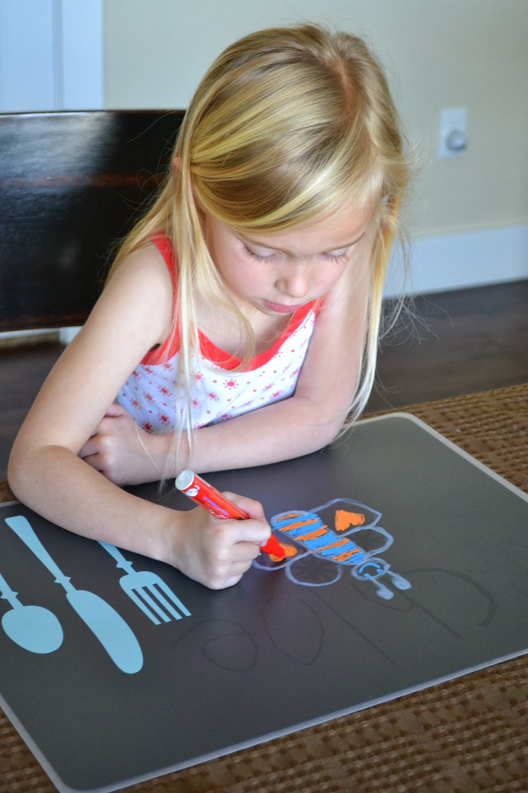 Make It Scrappin Chalkboard Vinyl Placemats