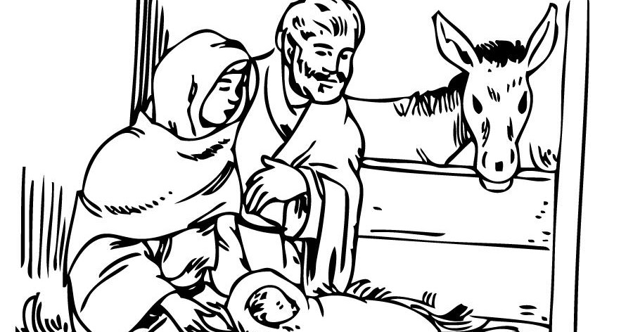 Dibujos para colorear del Nacimiento de Jesus ~ Dibujos ... Dibujos para colorear del Nacimiento de Jesus ~ Dibujos ...