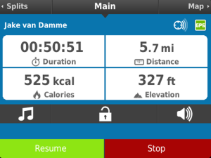 Runtastic GPS Sports Assistant for Running and Biking