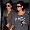 Kim And Kourtney Kardashian After Working Out At A Gym In NYC