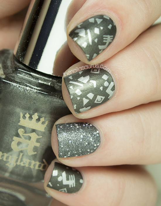 The Nailasaurus UK Nail Art Blog Snippet Matte Metal Stamping