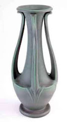 Teco Pottery - Long Neck Vase