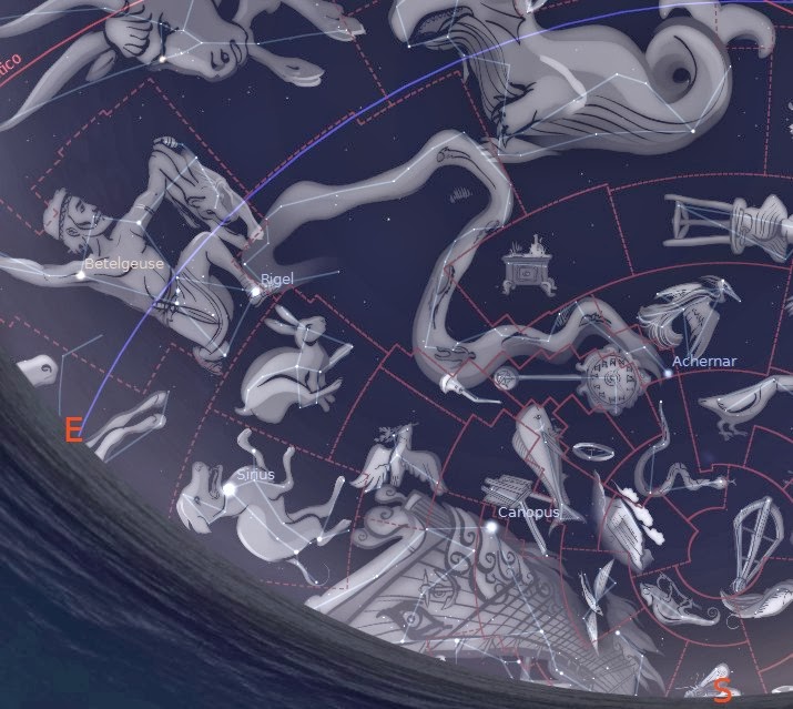 Da Terra ao Céu e ao Infinito Algumas das 88 Constelações ERIDANUS