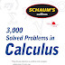 Schaum's Outlines of 3,000 Solved Problems in Calculus by Elliott Mendelson Free Download