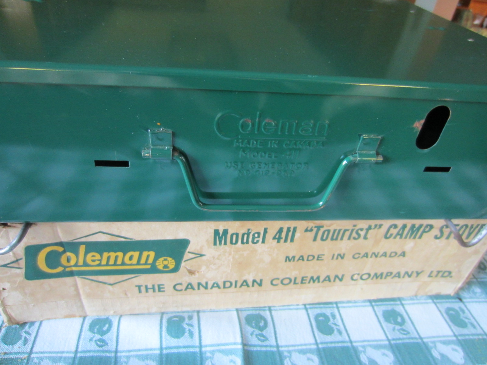 Toronto Trashures 1964 Coleman 411 Naptha Camp Stove & Accessories