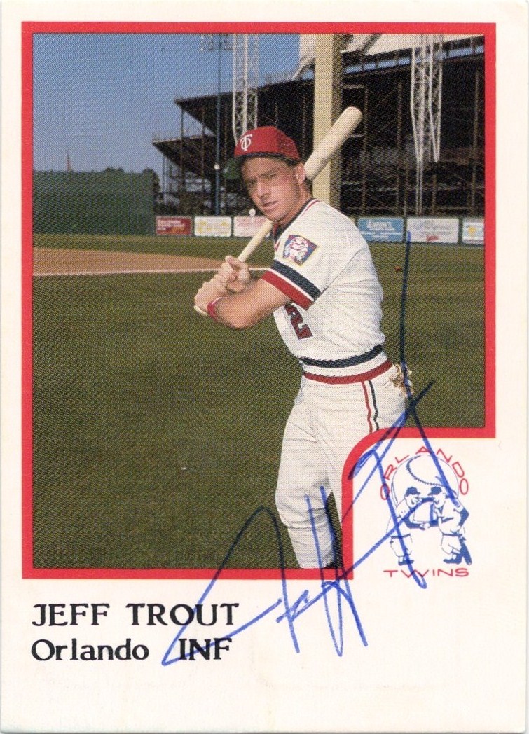1986 PROCARDS PROJECT JEFF TROUT