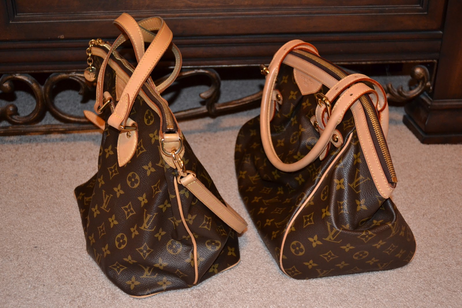 Mom's Got a Brand New Bag: Louis Vuitton Comparison Review: Palermo PM vs. Tivoli  GM