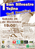 Cartel "I San Silvestre Tejina Trail Benéfica"