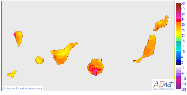 El viernes termina la ola de calor en Canarias El viernes termina la ola de calor en Canarias