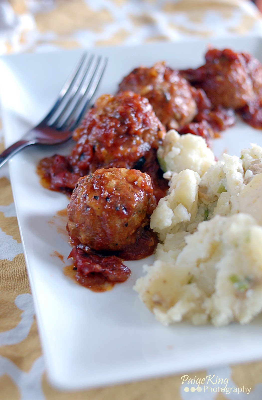 Everyday Food Challenge Turkey Chili Meatballs