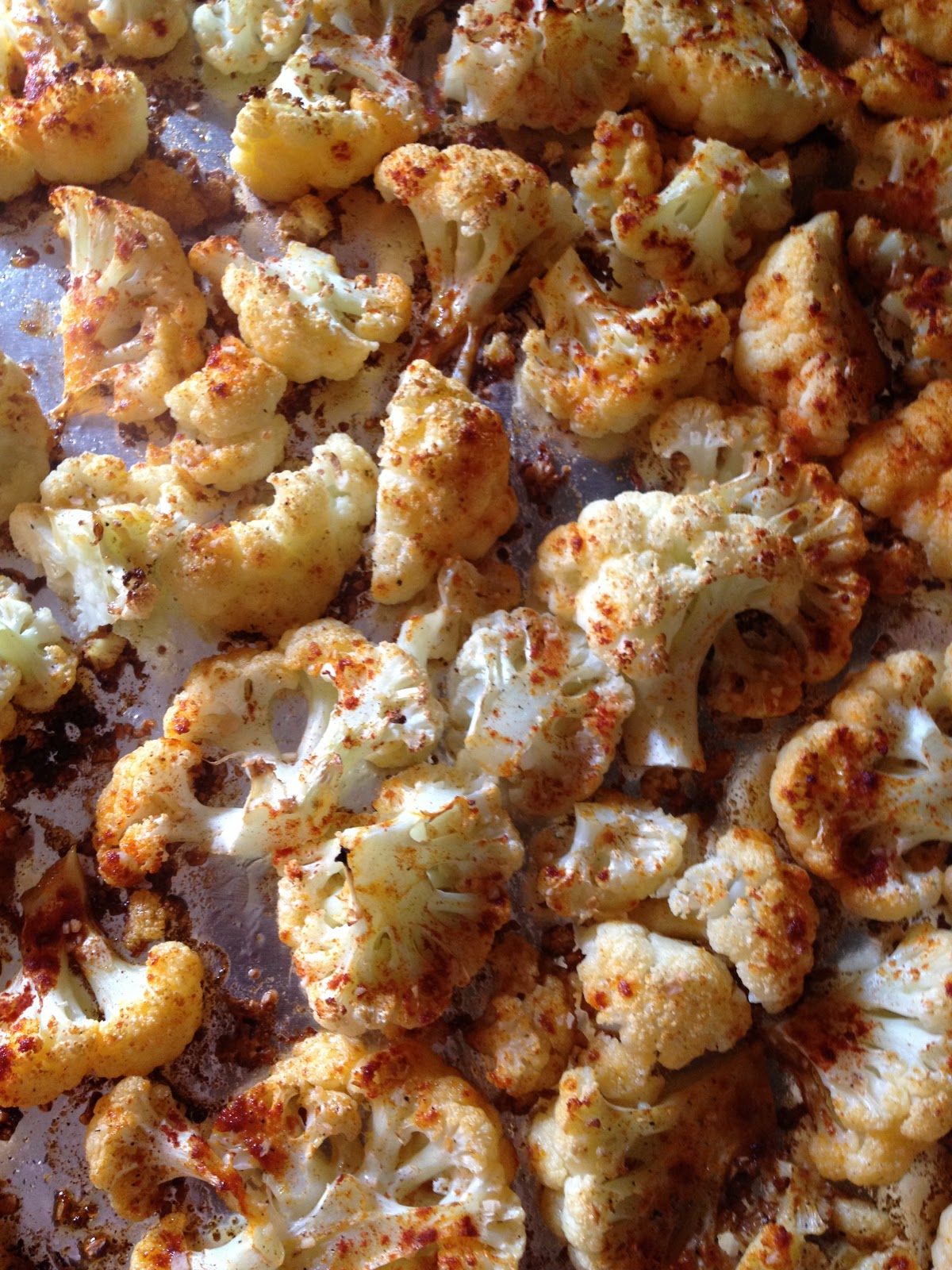Feeding Ger Sasser Paleo Roasted Cauliflower