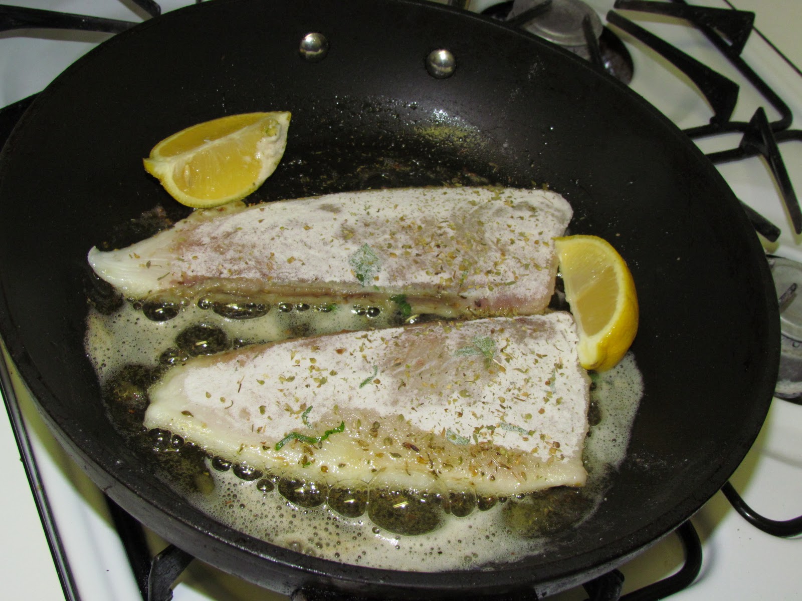 Skinny Gourmet Guy Flounder Oreganata!