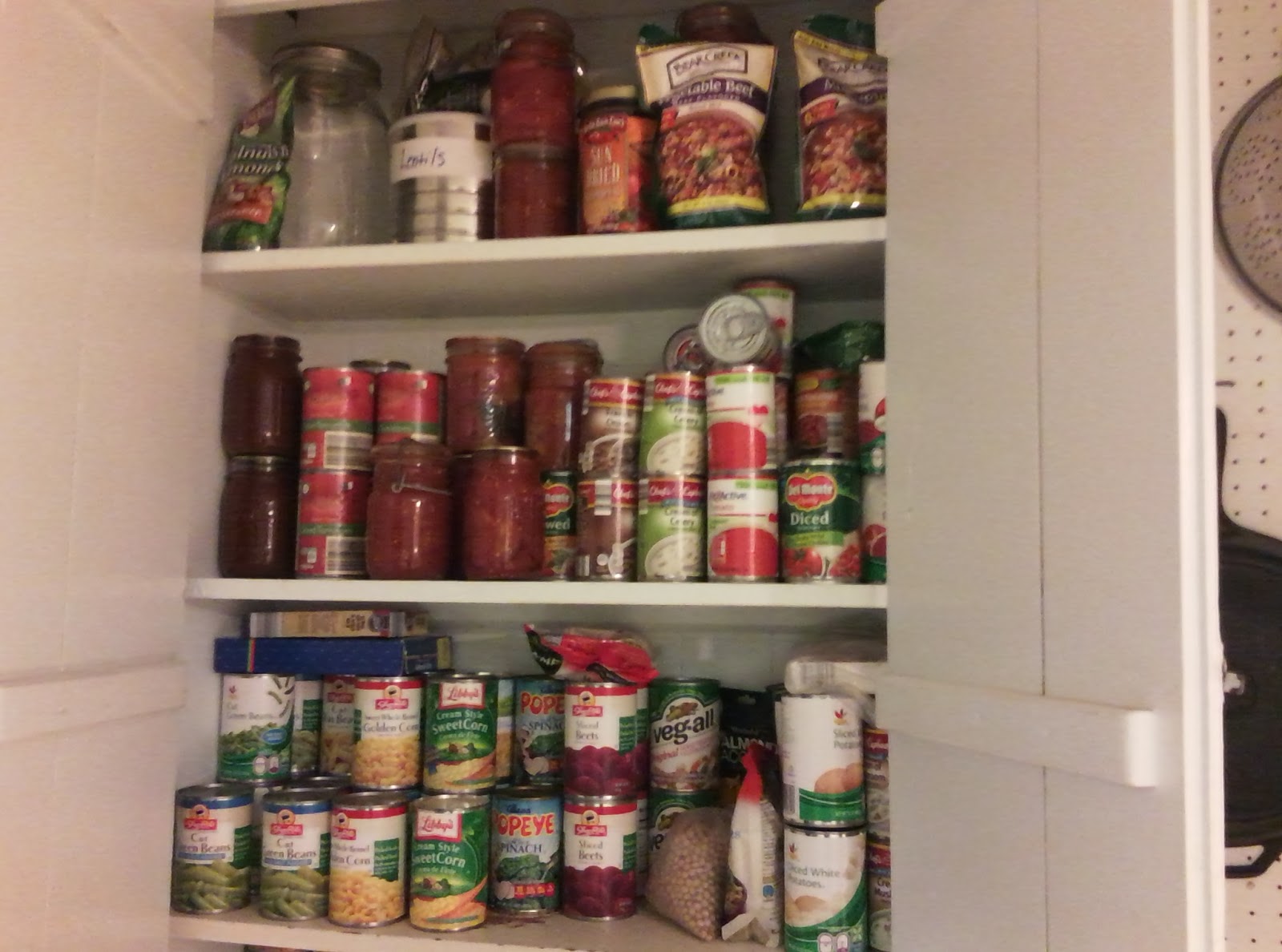 Kitchen cabinets green bay wi Picture of Canned Goods On Shelves