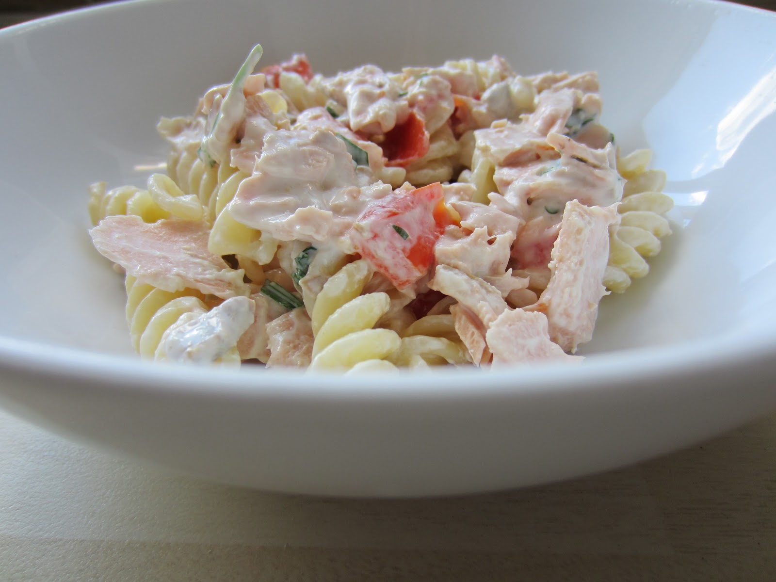 mamacook Herby Salmon Pasta for Toddlers