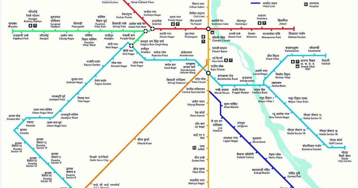 Free Notice Board Delhi Merto Station Delhi Rail Metro Route Map