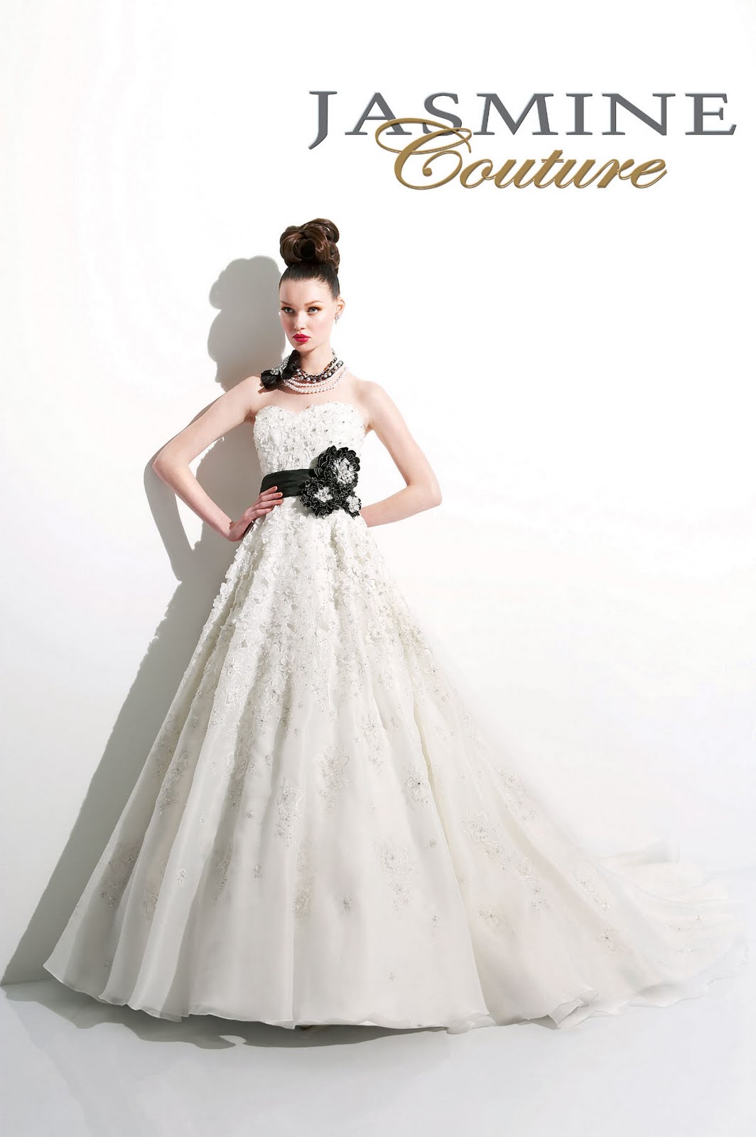 Elegant Bridal Dress Jasmine Couture Temple Wedding Dress