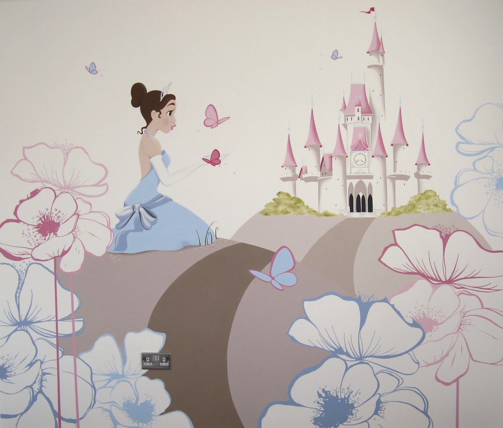 Princess Mural for David Wilson Homes Princess Mural for David Wilson Homes