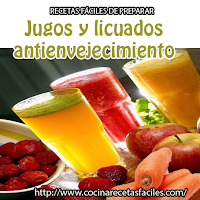 Jugos y licuados antienvejecimiento zanahoria,espárragos,manzana,naranja,fresa,piña,aguacate,yogur,