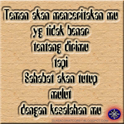 Kata2 Arti Persahabatan Bergambar | DUNIA CORAT-CORET
